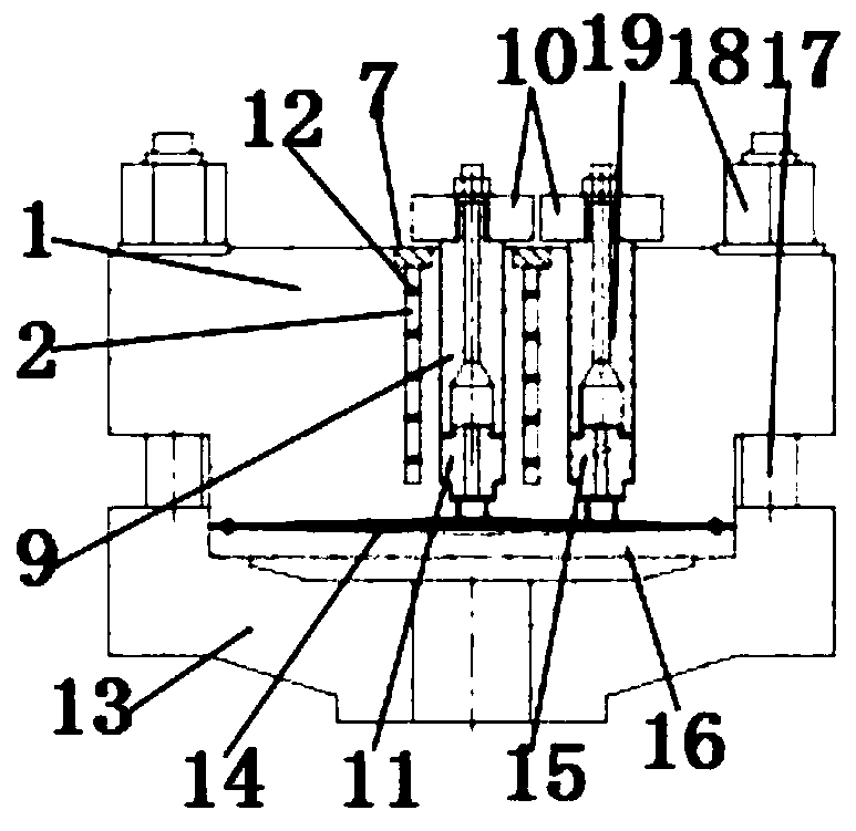 Cooling structure of cylinder cover of diaphragm compressor