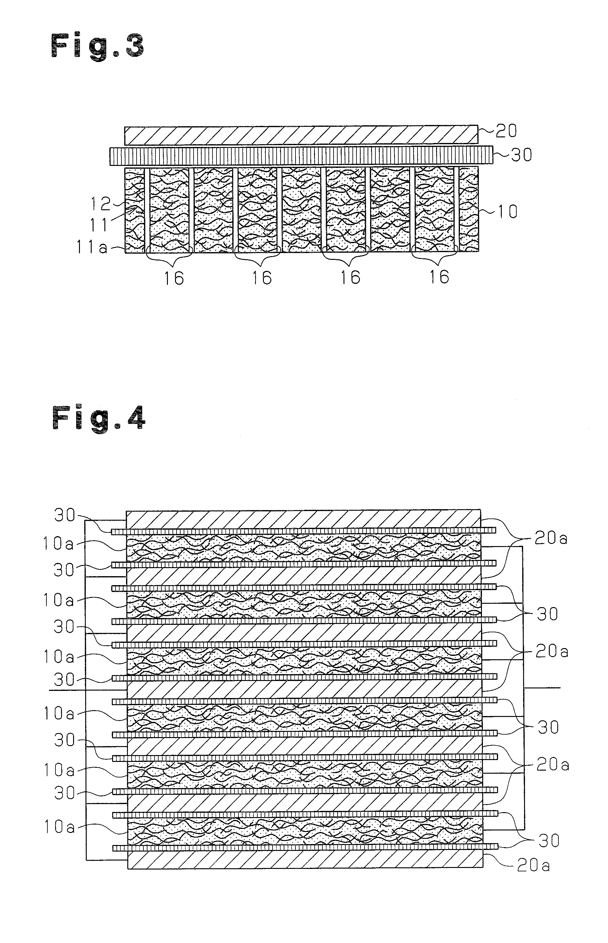 Electrode for molten salt battery, molten salt battery, and method for producing electrode