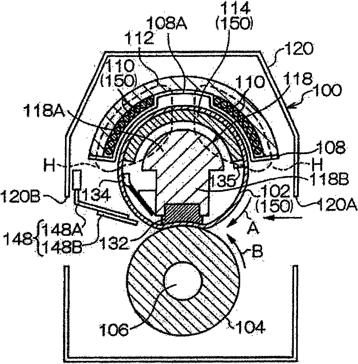 Heating rotating body, heating device, fixing device and image forming device