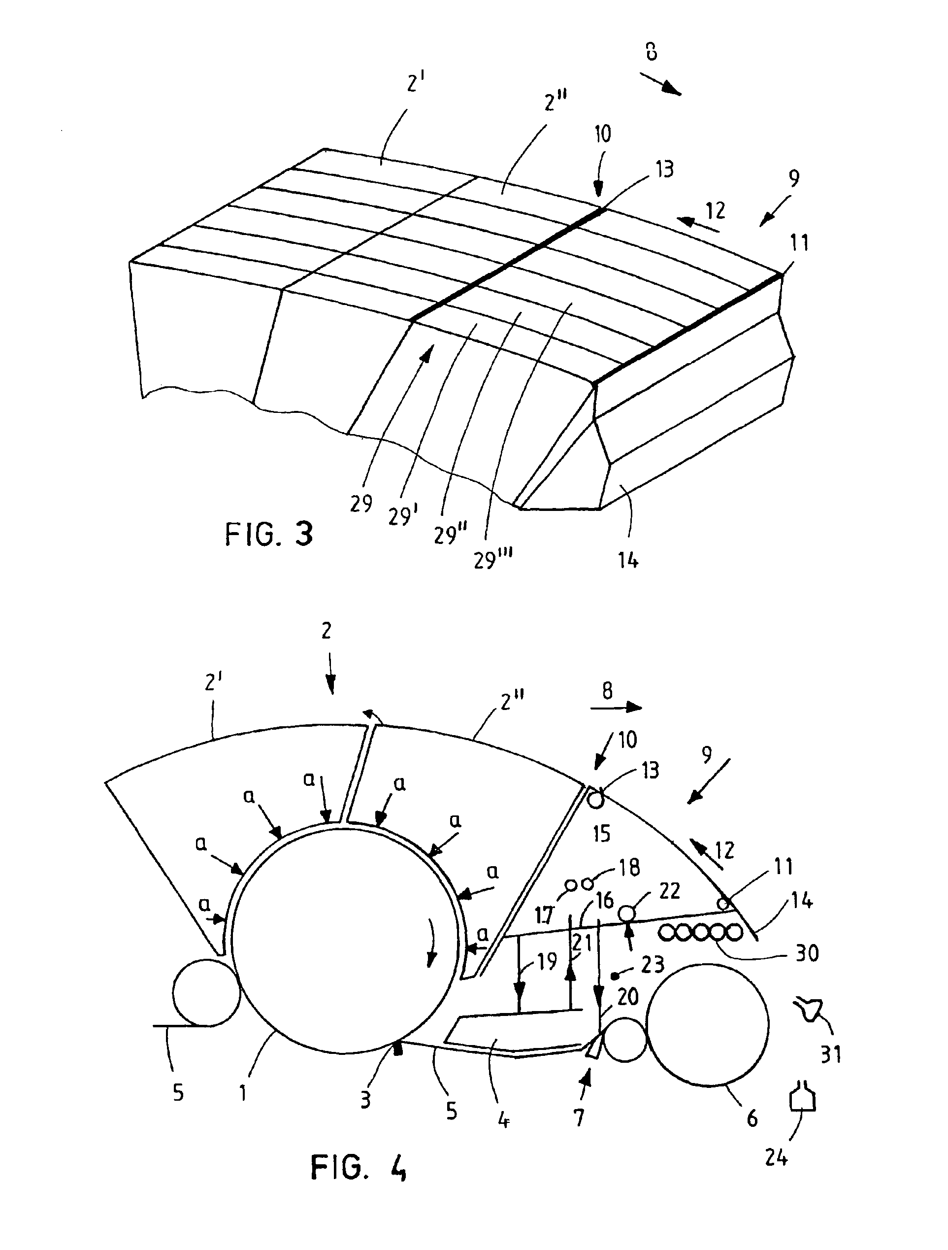 Arrangement within a yankee cylinder or the like and a roller of a paper machine