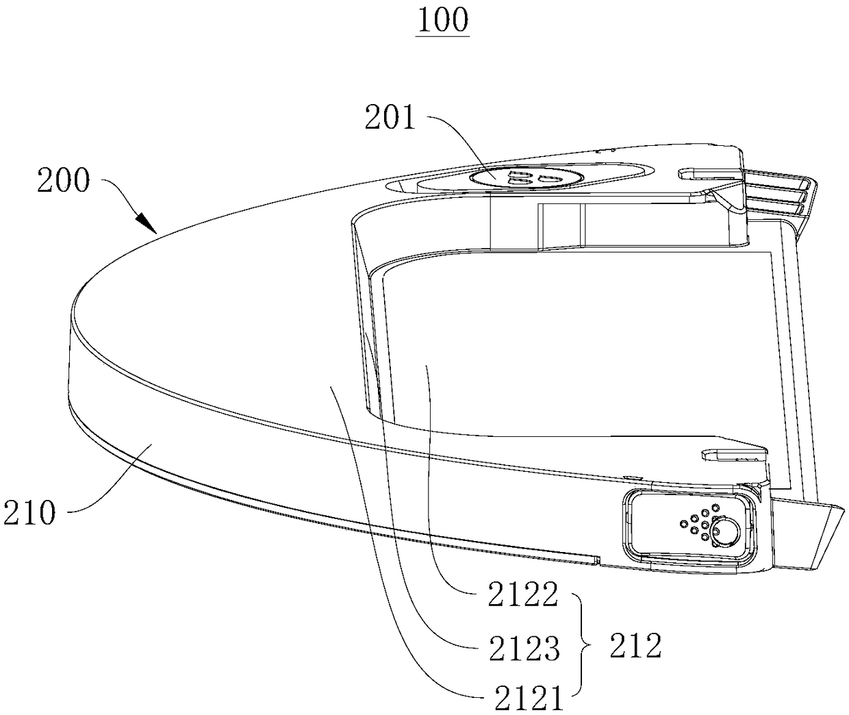 Water tank and automatic cleaning device