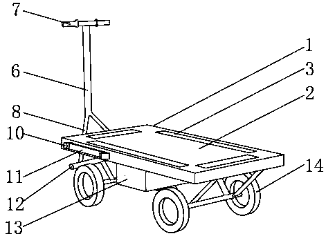 Electric type handling trolley for construction site