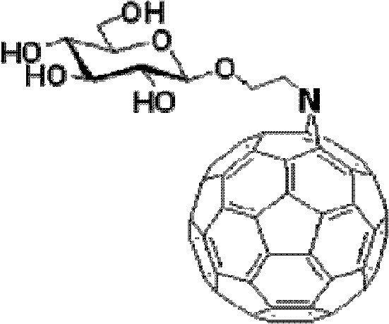 Fullerene polysaccharide derivative and its preparation method