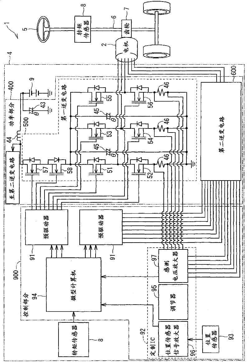 Inverter device and drive unit using the same