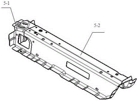 Front floor assembly structure suitable for platform vehicle type