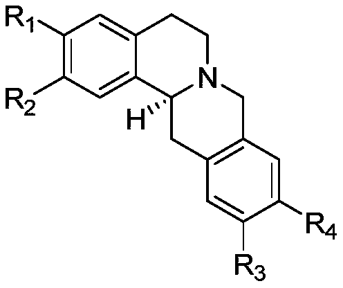 Application of protoberberine-type compound with TDO selective inhibition activity in medicament preparation