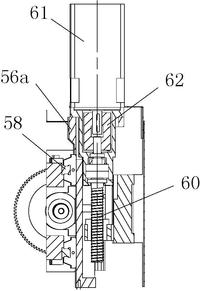 Vertical numerically controlled chamfering machine