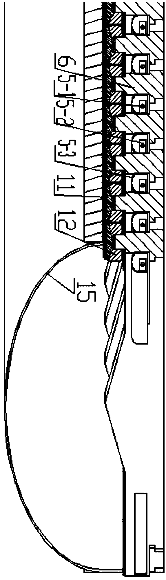Oblique multi-directional displacement telescopic device