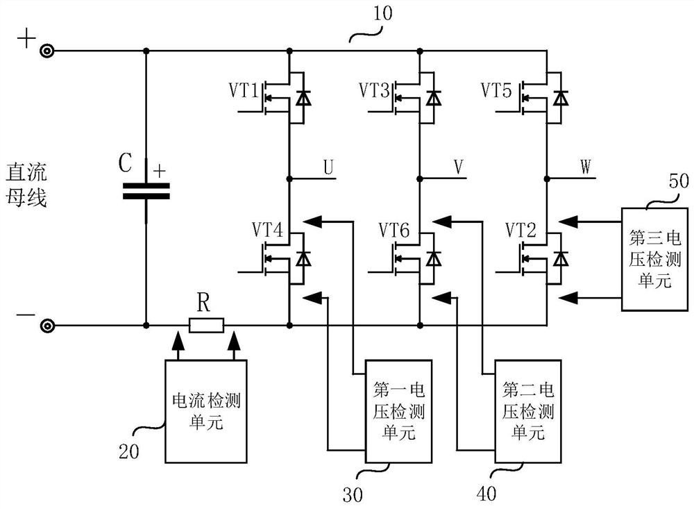 Switching tube junction temperature detection method, motor controller, motor control system and medium