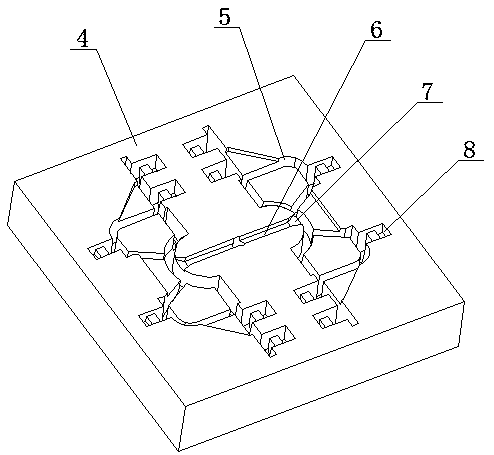 Casting process for bearing seat of frame saw