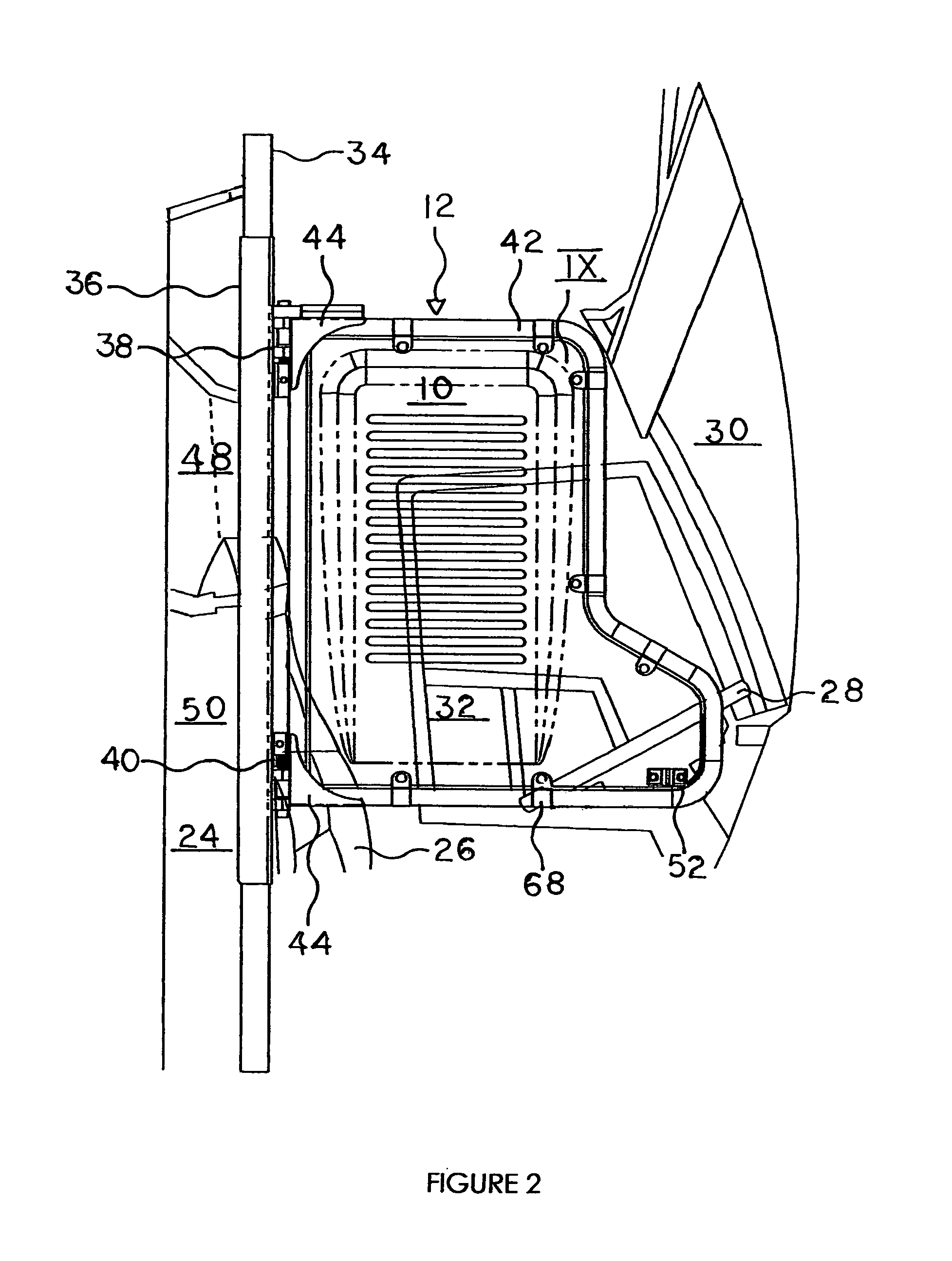 Barrier shield for a bus