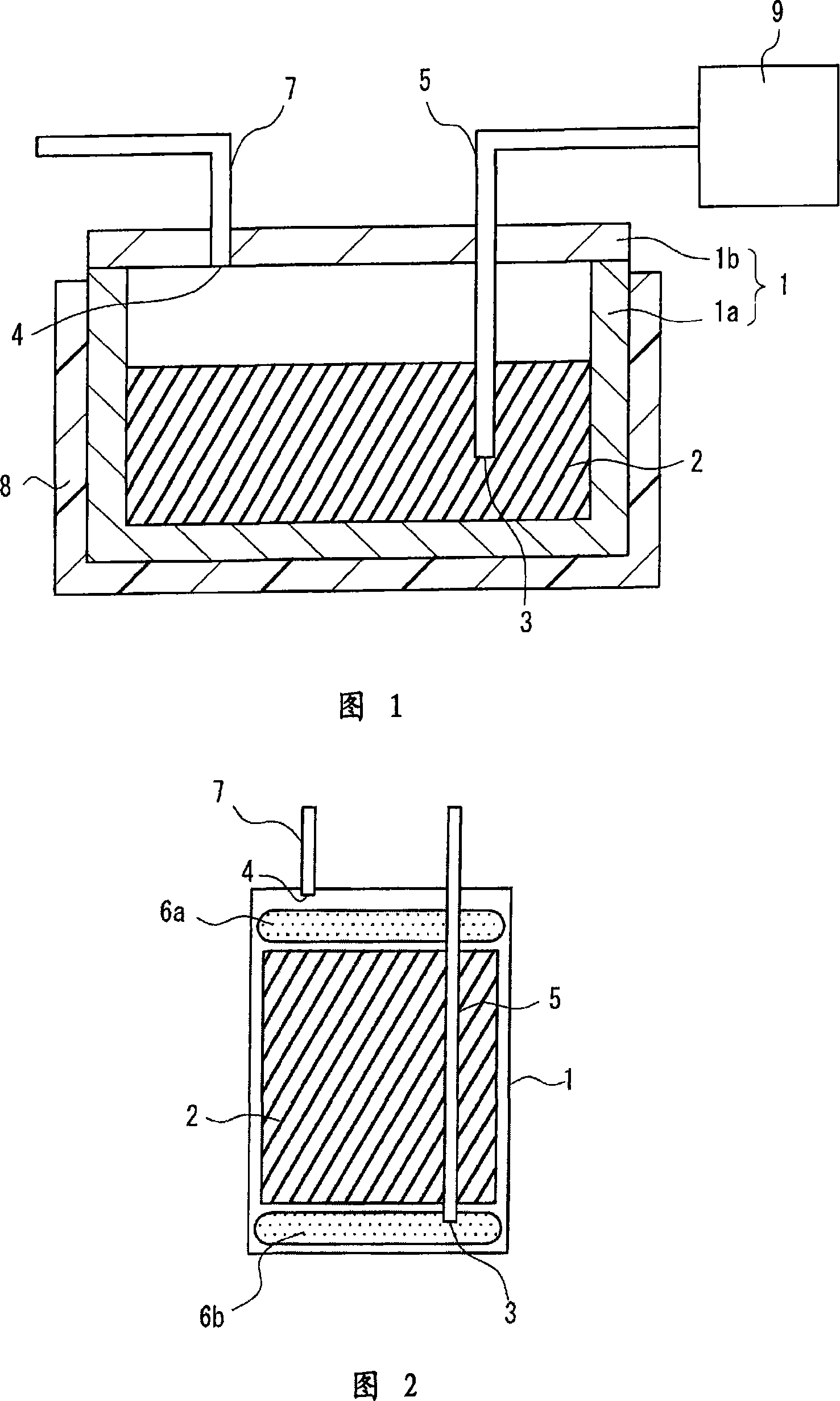 Hydrogen-generating material and process for producing the same