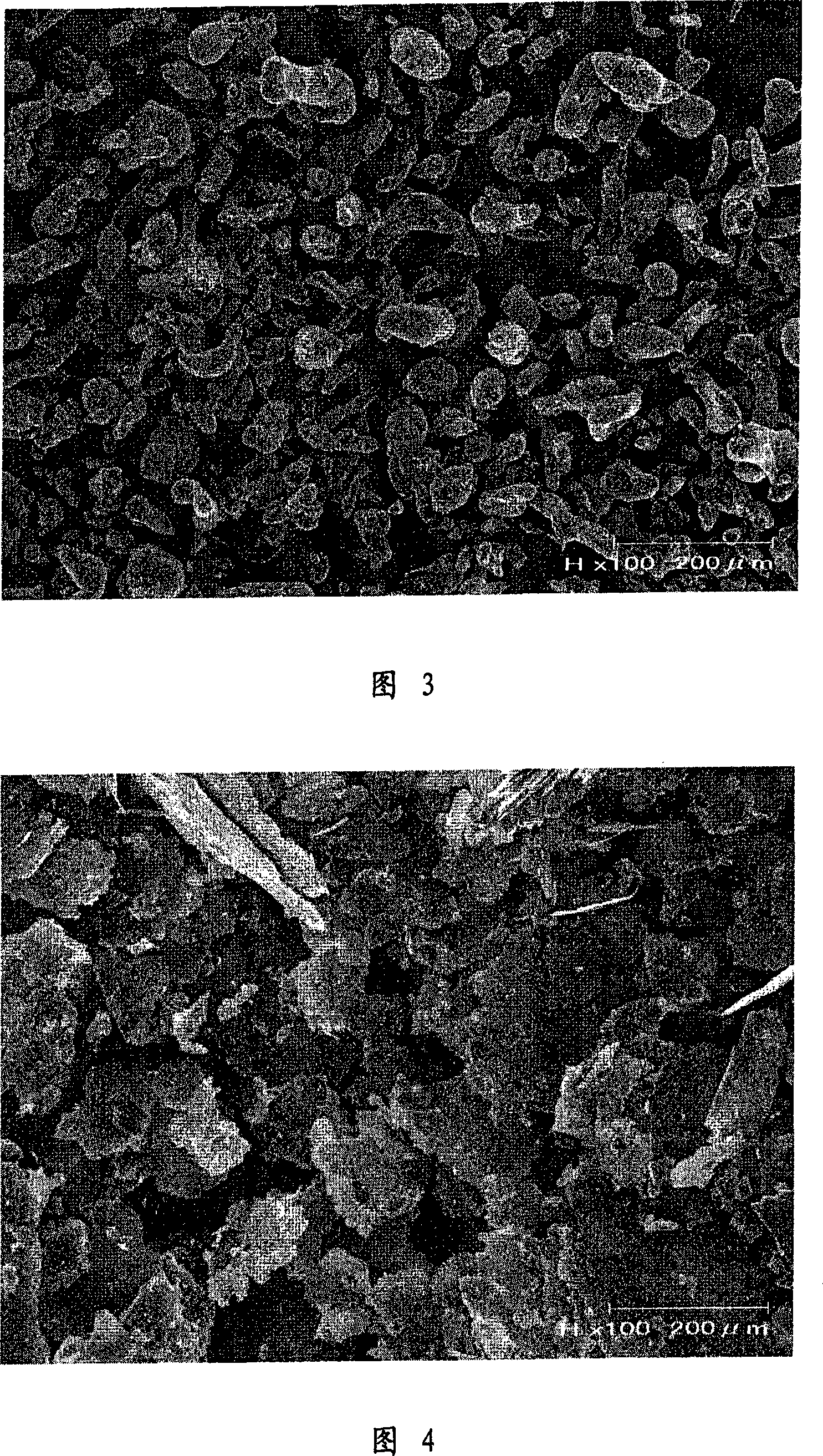 Hydrogen-generating material and process for producing the same