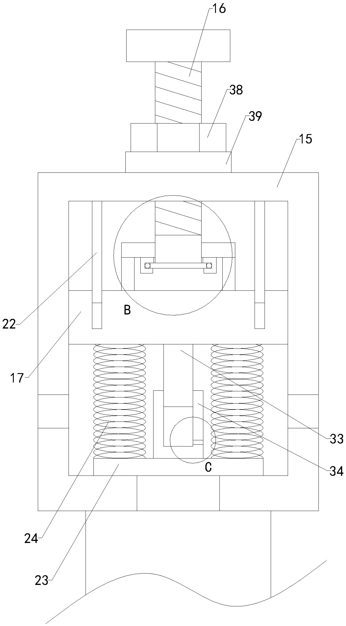 Spraying paint exhaust gas adsorption treatment device