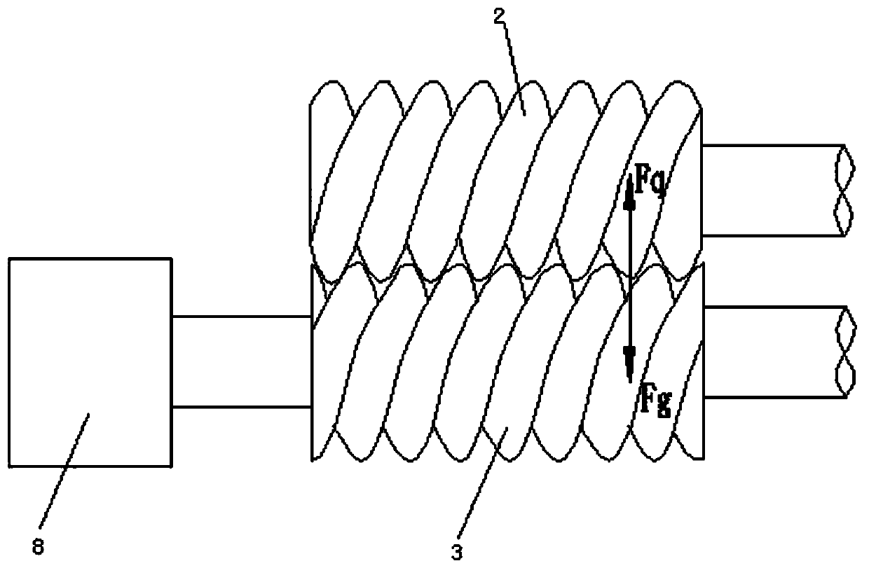 High-engaging and low-noise screw compressor system and screw compressor