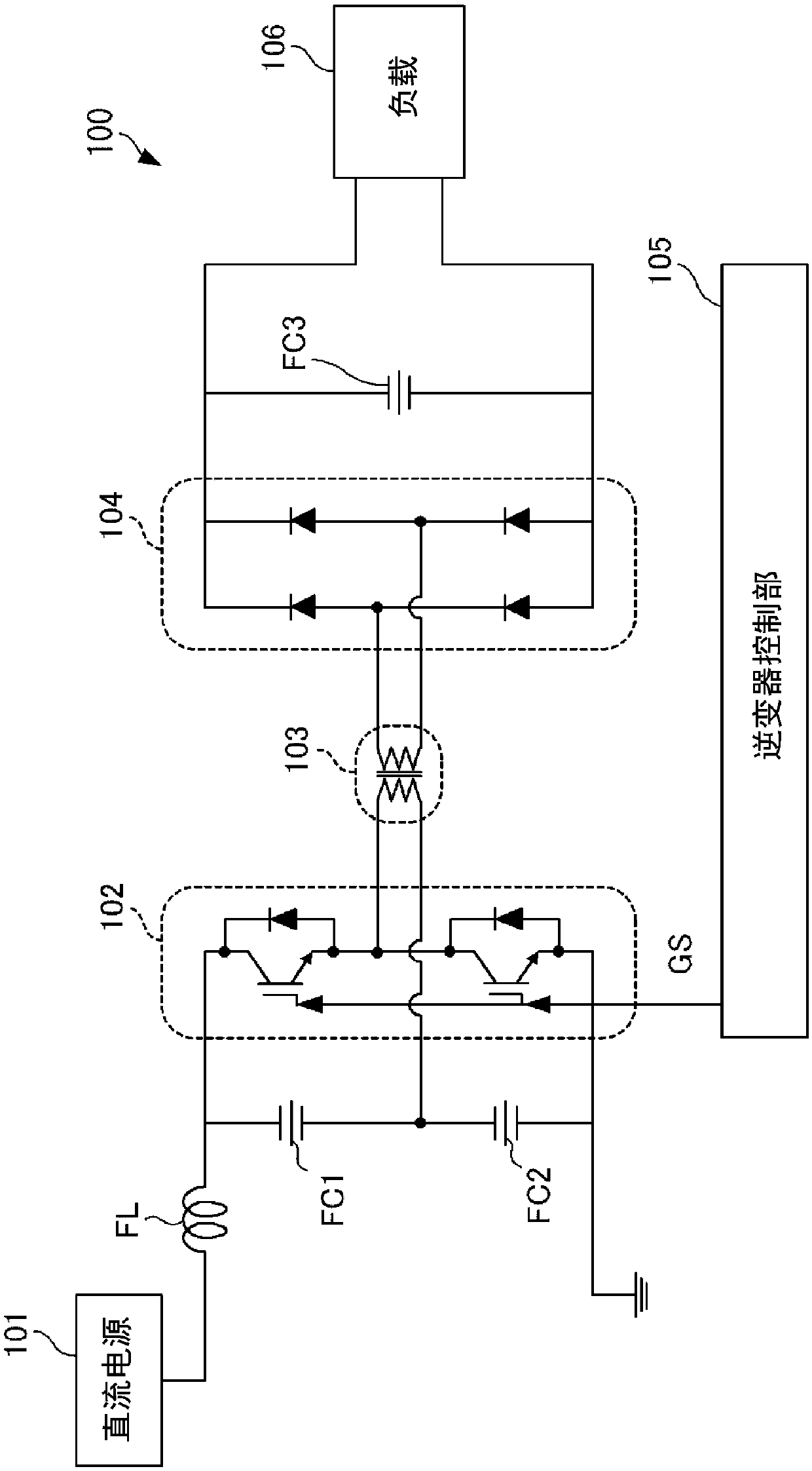 Auxiliary power supply unit for trams