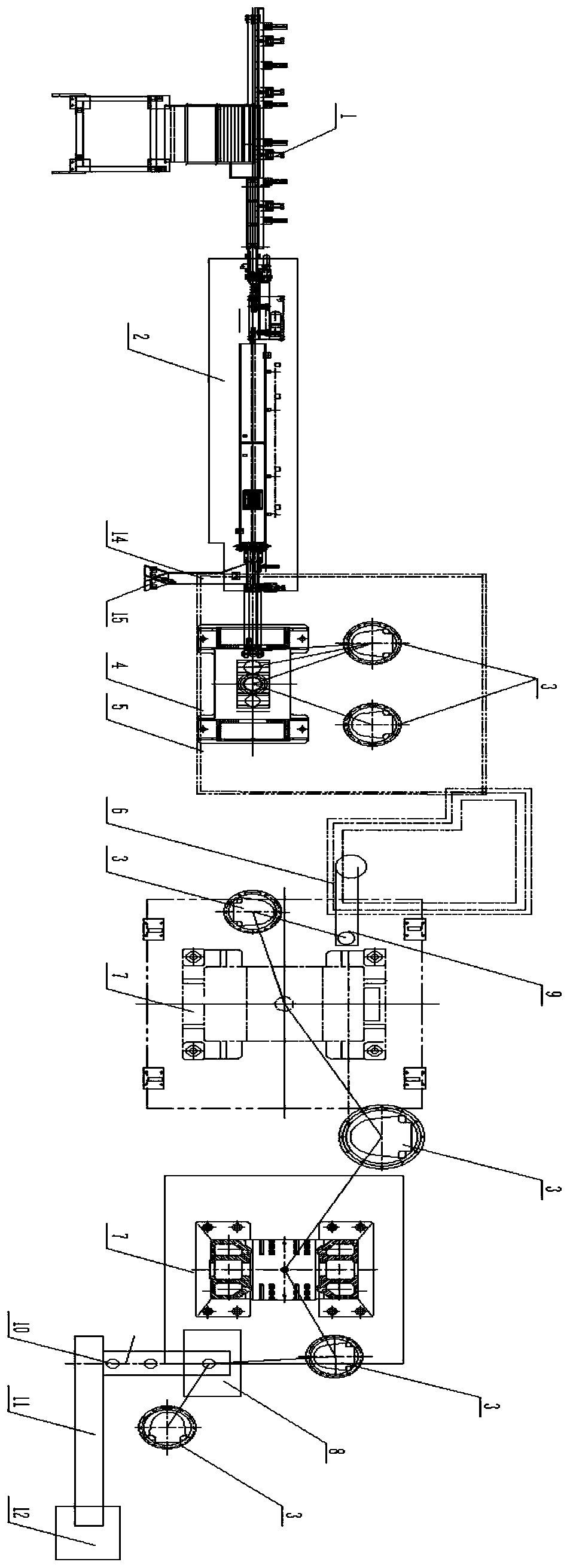 Automatic forging system and method for annular gear blank