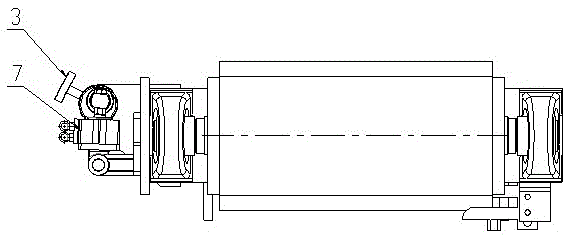 Front cam type abrasive belt rectification mechanism and rectification method of broadband sander
