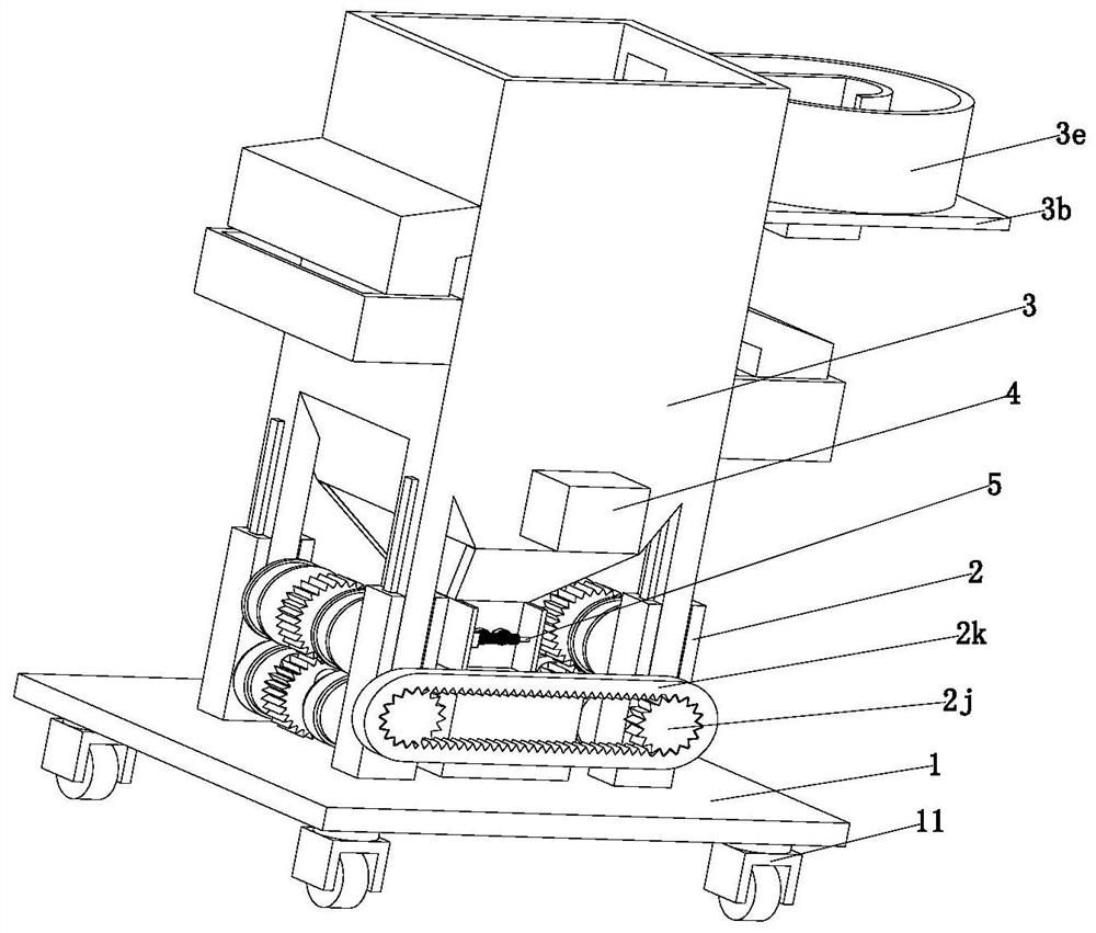 Shaking bucket for pretreatment of casting raw materials and sand-shaking treatment process