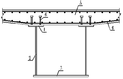 Longitudinal non-shear open-hole steel plate pull-out connector and its construction method