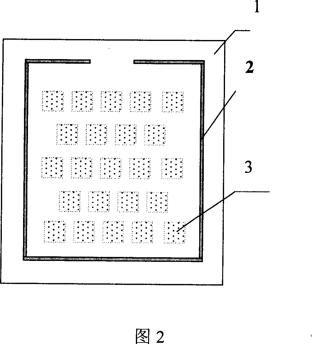 Cathode flow field plate for self-breathing micro-proton exchange film fuel cell and producing method