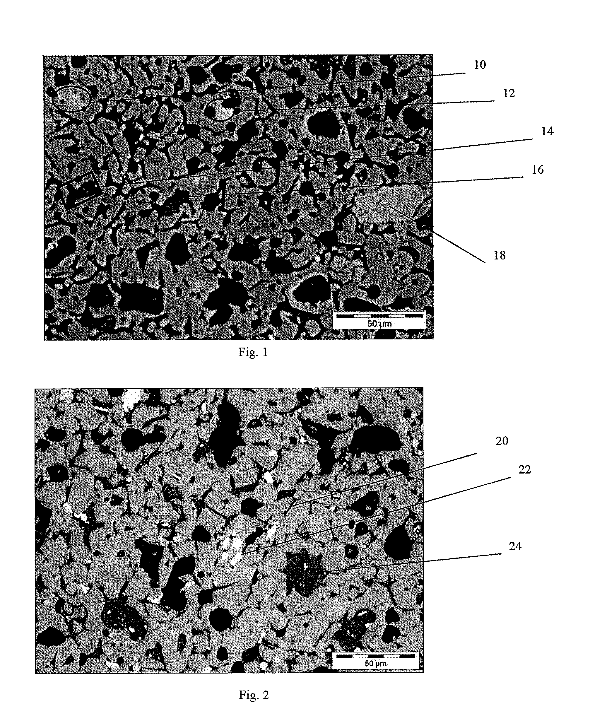 Method for manufacturing refractory grains containing chromium(III) oxide