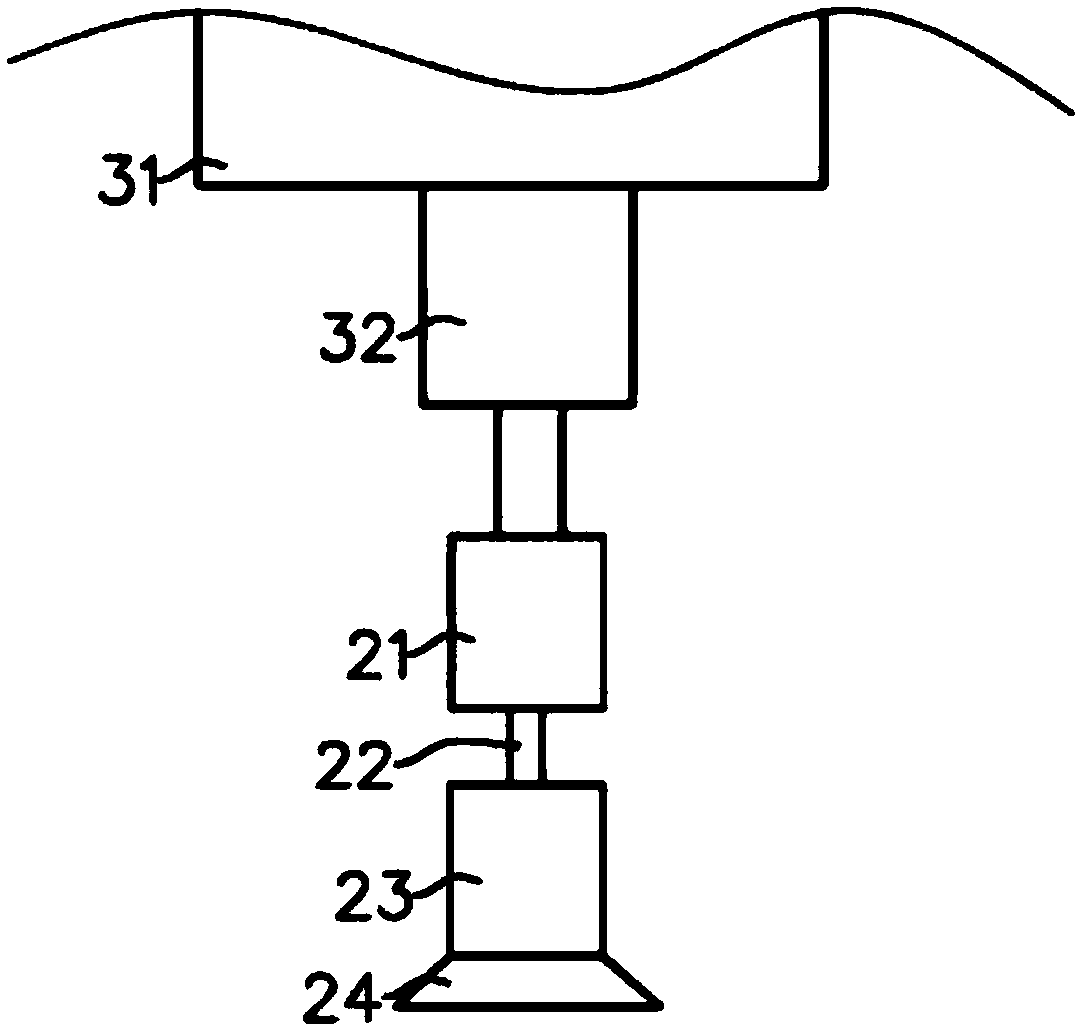 Air vehicle with buffering structure and working method