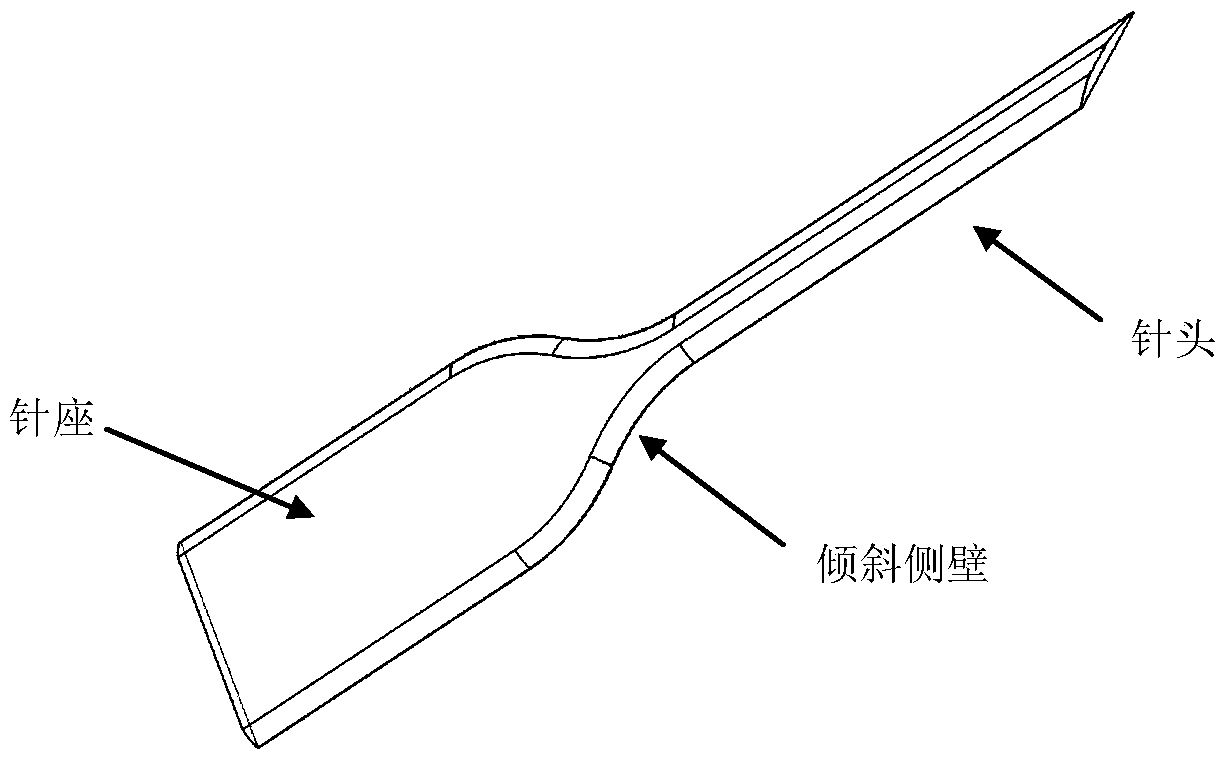 A kind of hollow metal microneedle and batch preparation method thereof