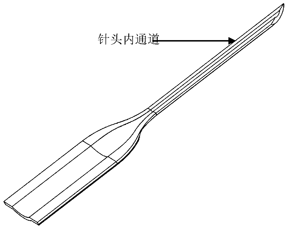 A kind of hollow metal microneedle and batch preparation method thereof