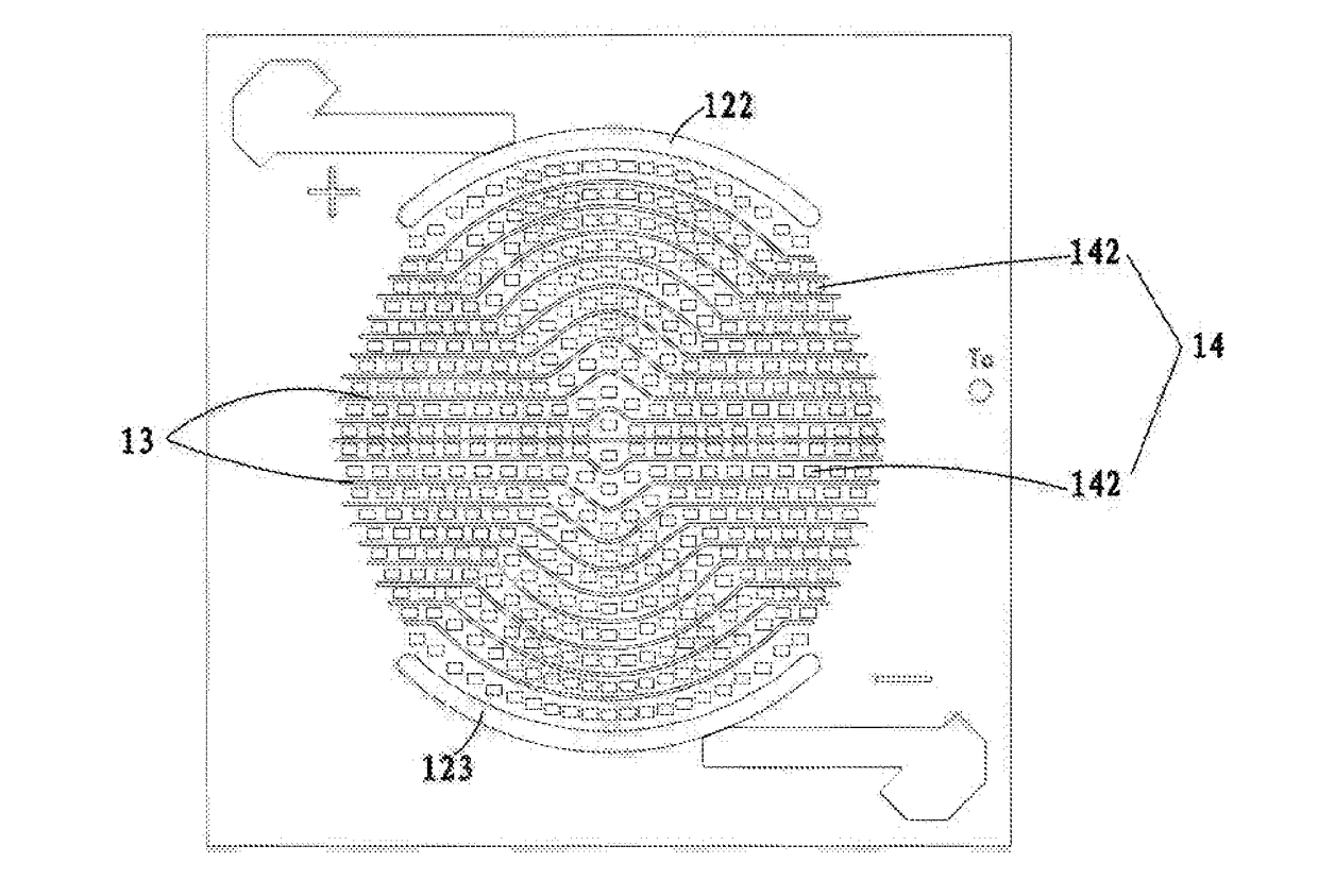 Die-bonding substrate, high-density integrated cob white light source and method for manufacturing the same