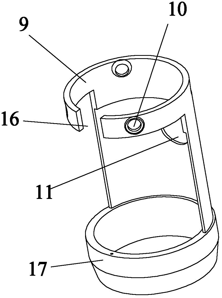 Ring-knife soil sampler and use method thereof