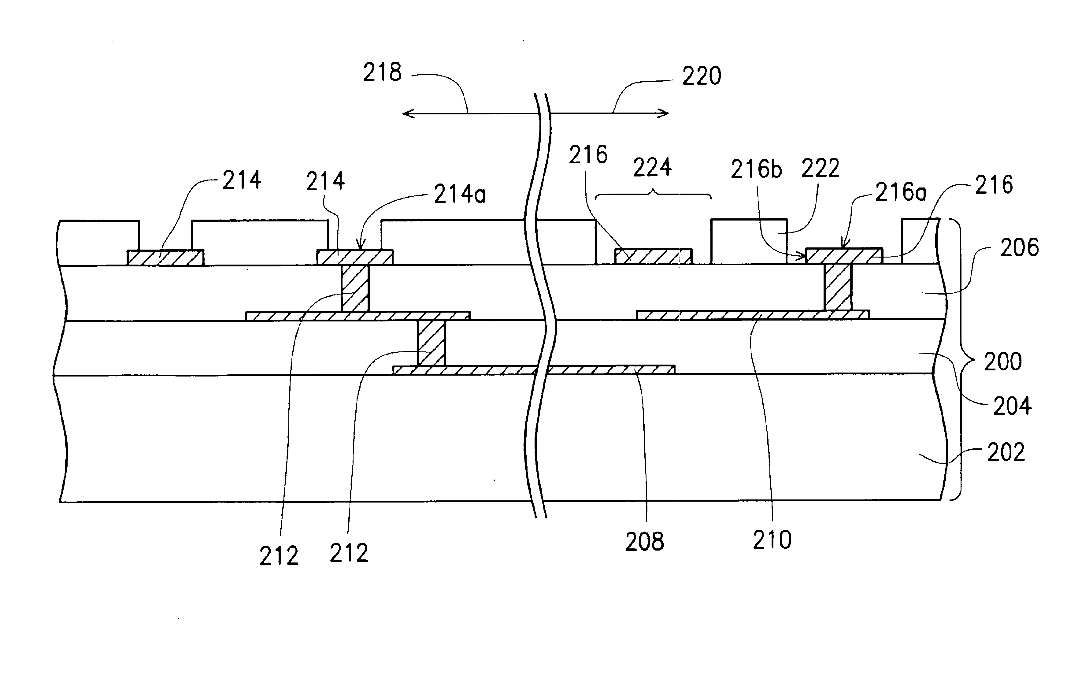 Substrate structure of flip chip package