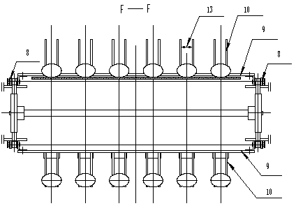 Egg body baking and producing device