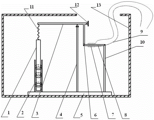 A differential lever structure fiber bragg grating liquid level sensor and using method thereof