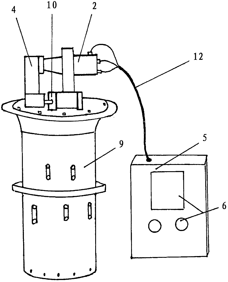 Testing drive for a stepping switch