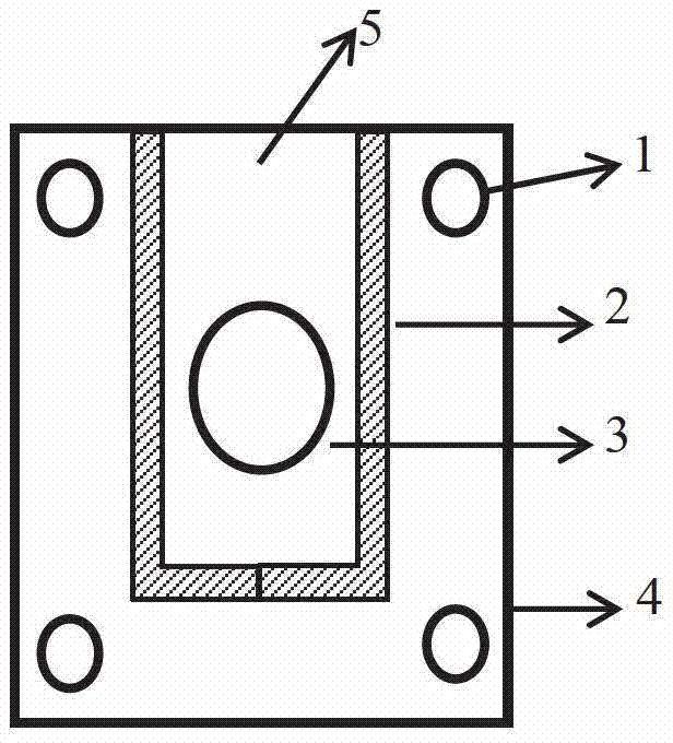 Trichlorosilane infrared transmission spectrum analysis sample preparation method and sample preparation sample reservoir thereof