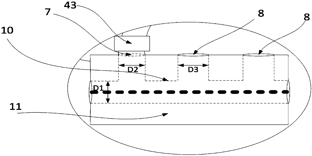 Woolen yarn processing device