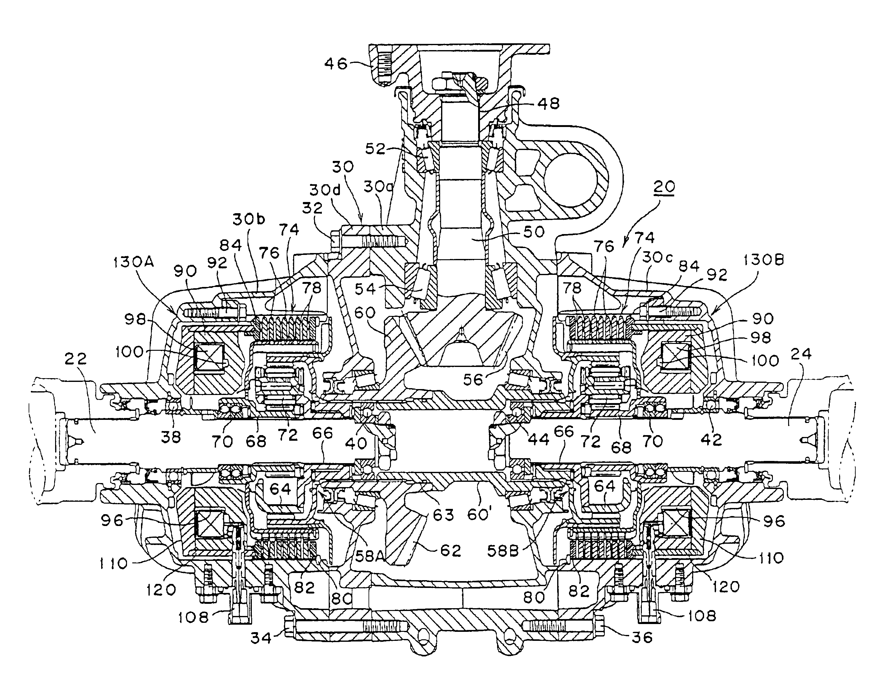 Electromagnetic brake and drive force distributing apparatus for vehicle using the electromagnetic brake