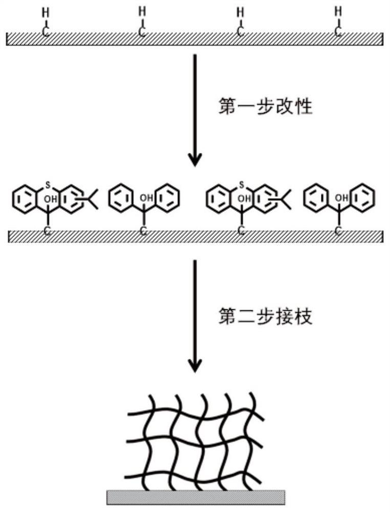 Application of non-release type anti-microbial adhesion coating layer in antibacterial feeding bottle