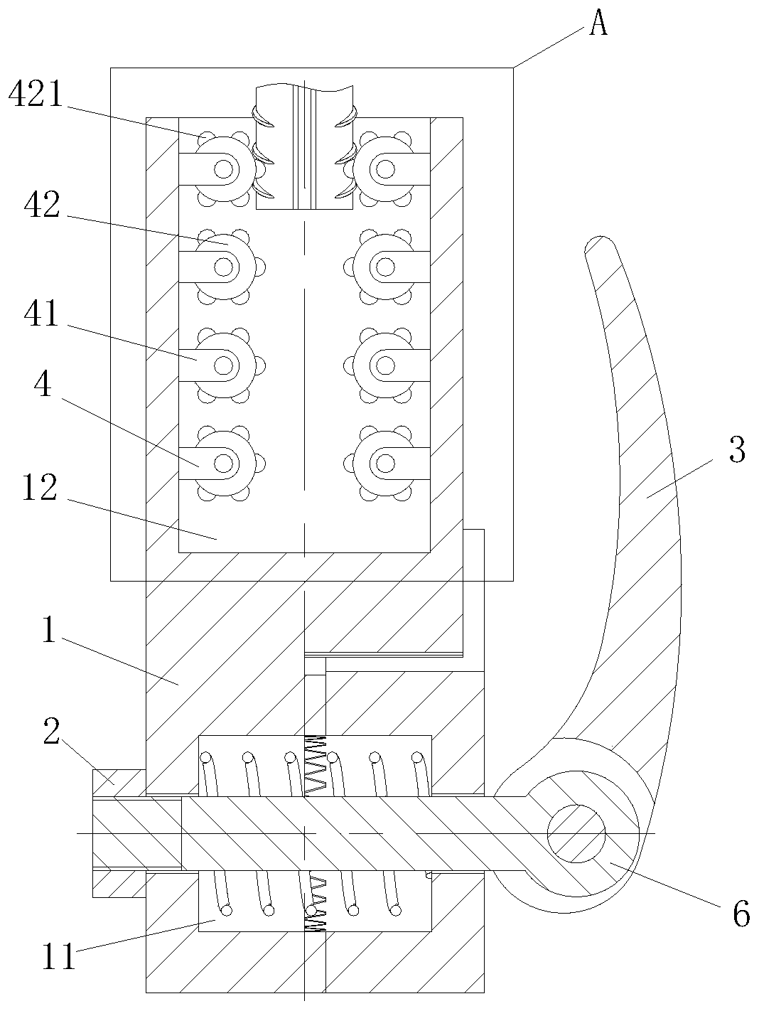 An Angle-Adjustable Steel Bar Quick Connect Sleeve