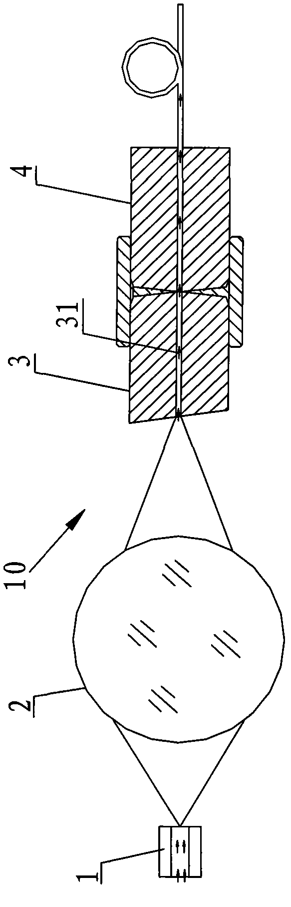 Spot coupling and conversion device