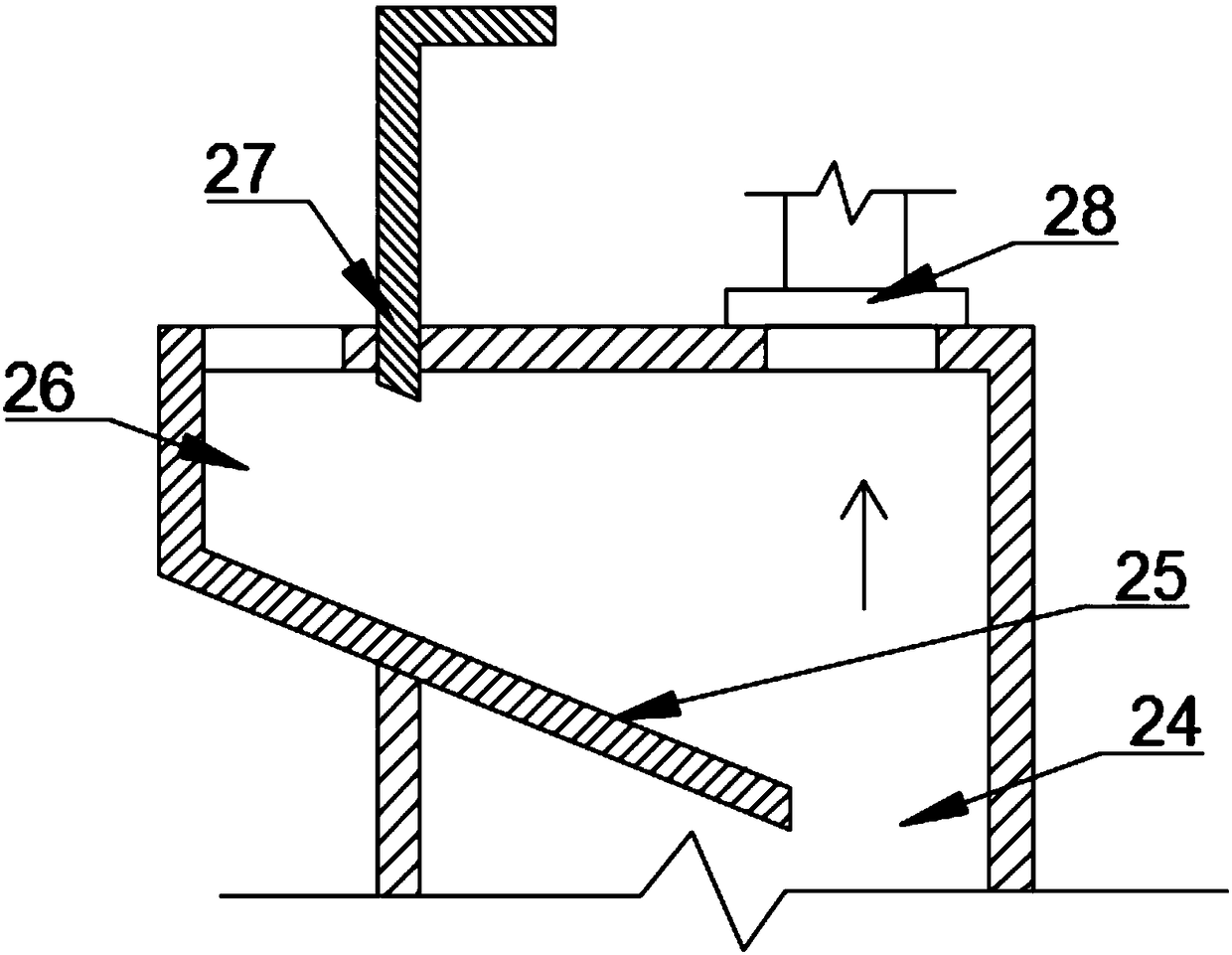 Energy-saving environment-friendly baffling vertical lime kiln