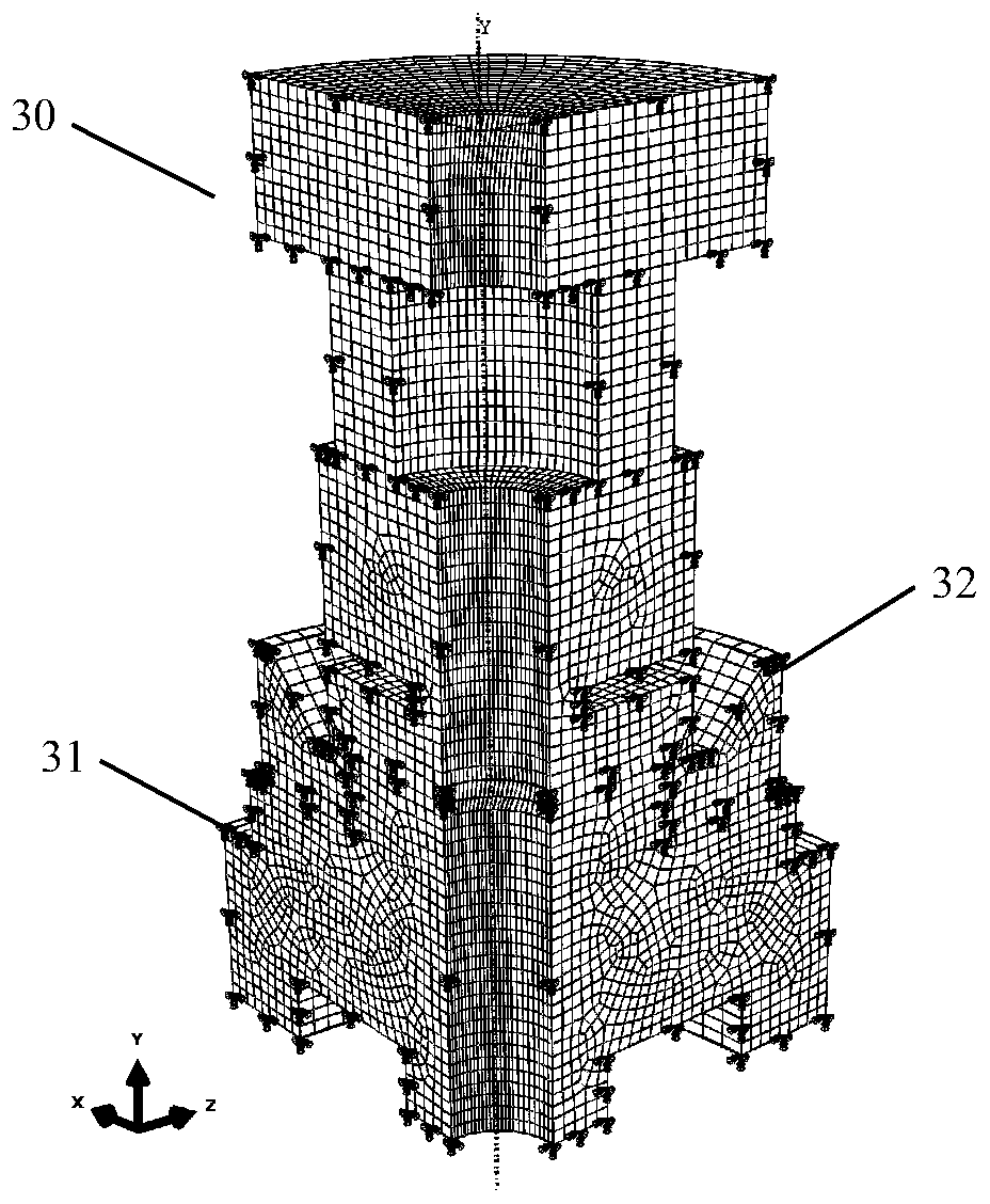 Structural optimization design method of compression type piezoelectric accelerometer