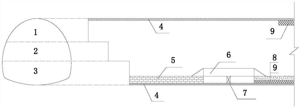 A rapid construction method for double trestle bridges with simultaneous detonation of three steps in tunnels with weak surrounding rocks