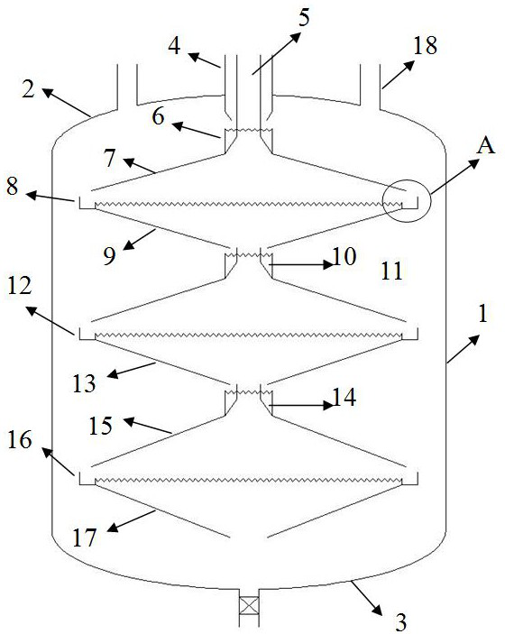 A device for removing volatile components