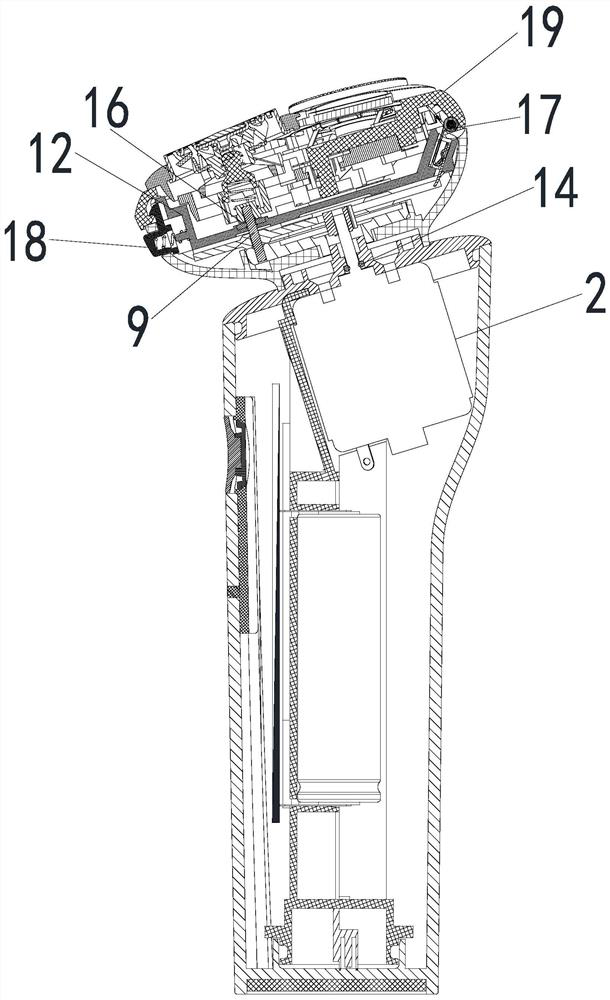 Novel transmission device and shaver