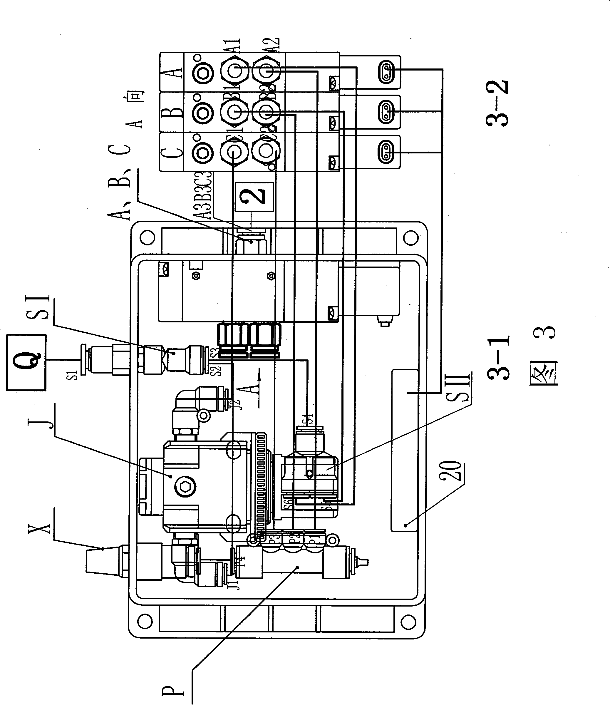 Electric-controlled shifting mechanism for engineering machinery