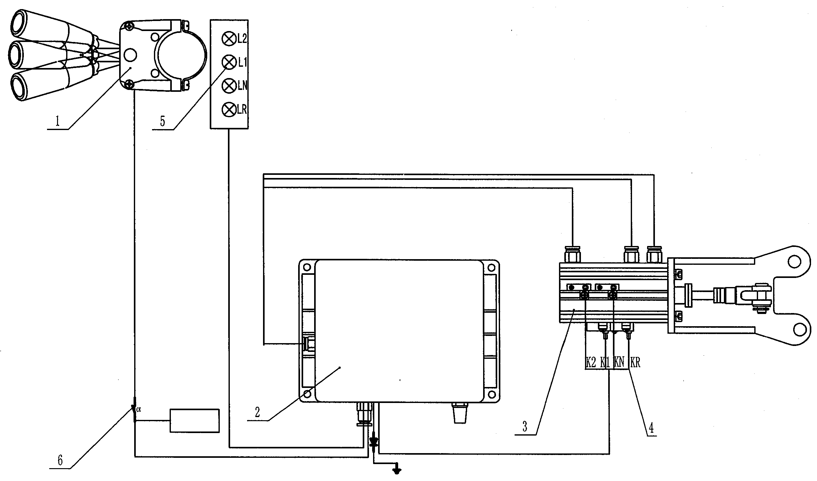 Electric-controlled shifting mechanism for engineering machinery