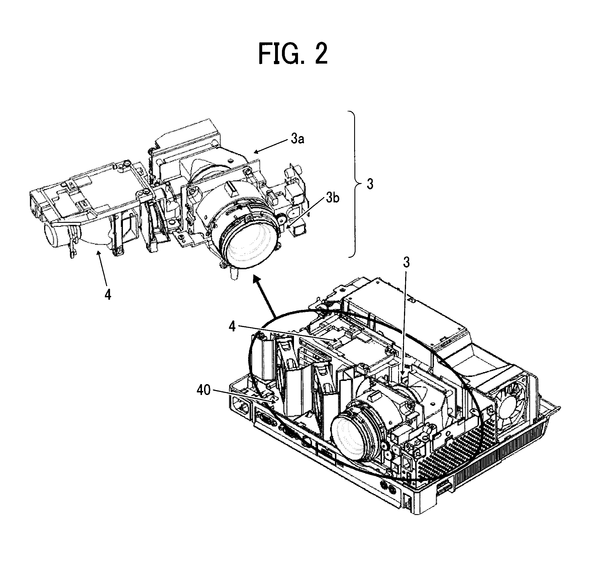 Image projection apparatus and light source unit
