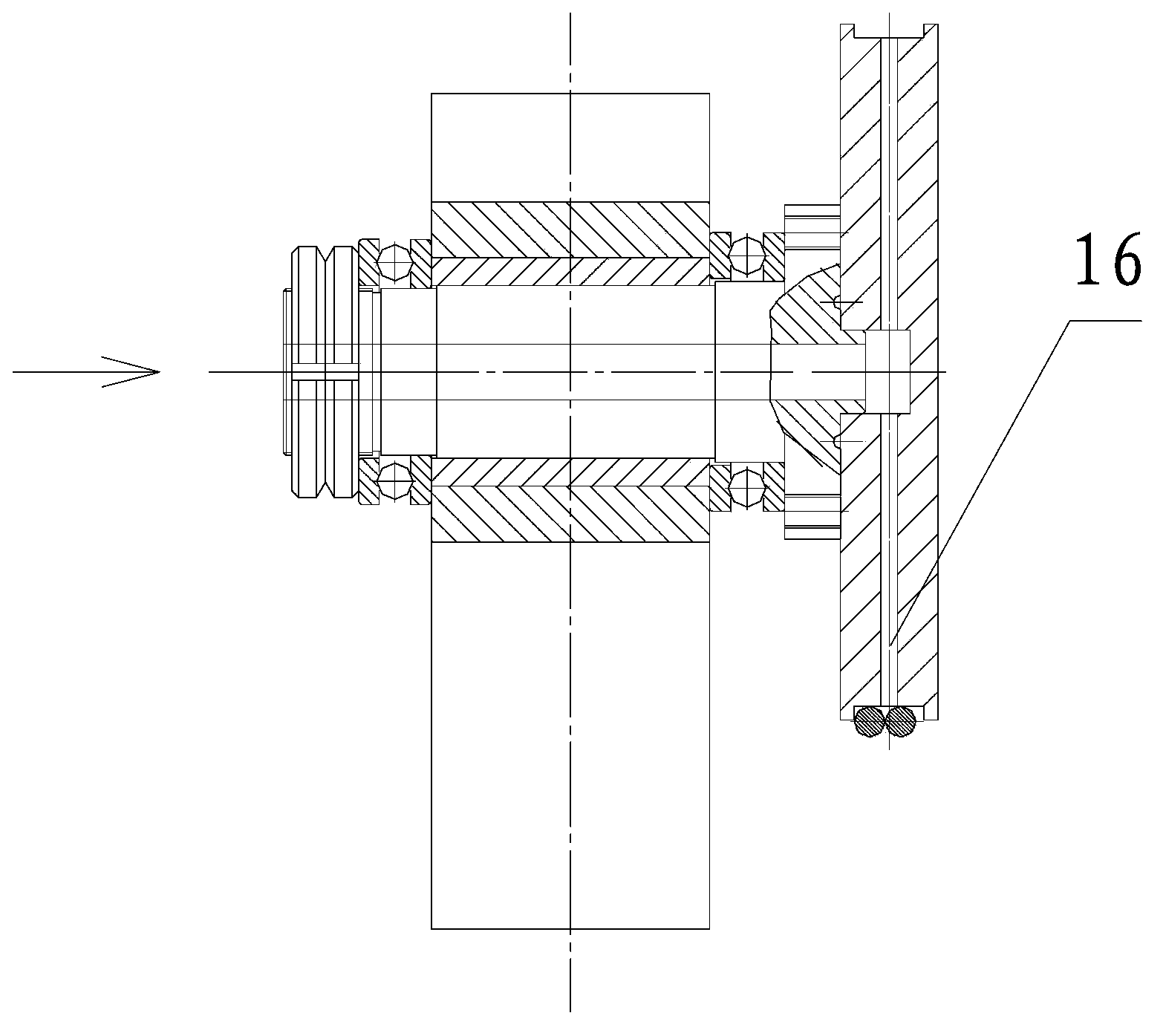 Cooling water circulation structure of seam welder